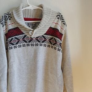 Boys shawl collar sweater